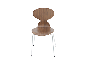 Modern Lounge Chair with Wooden Seat & Metal Legs - Ergonomic Arc-Shaped Backrest for Living Room/Office
