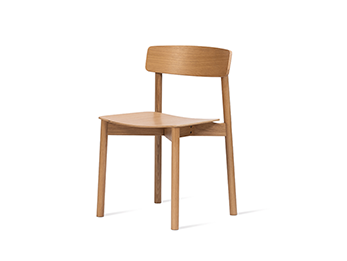 Modern Boho Dining Chair with Wooden Legs &Cushioned Seat - for Kitchen, Cafe & Restaurant