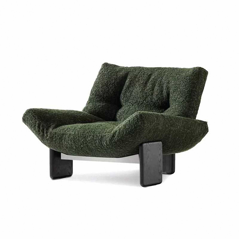 High Quality Vintage Style Wooden Accessories Plywood Frame Lounge Chair for Living Room Furniture