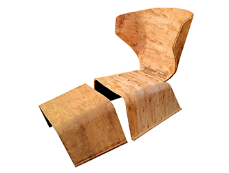 Eucalyptus Bent Plywood Leisure Chair for Dining Living Room Bedroom Kitchen Outdoor Use High Pressure Laminated Sheet