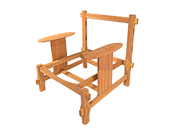 Stylish Lounge Chair -Bentwood Plywood Frame for Hotel & Home Furniture