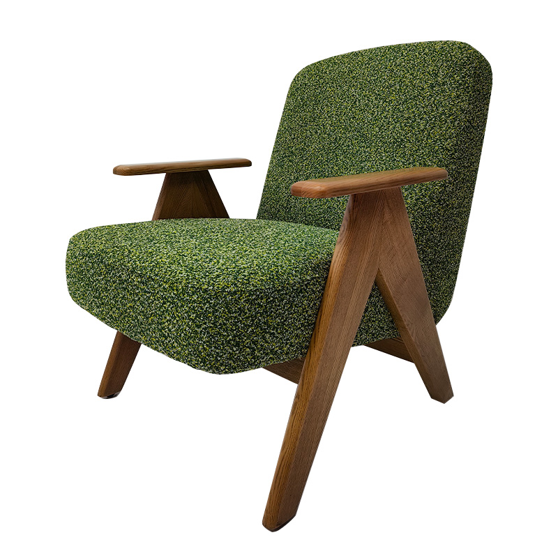 Modern Wood Chair -Lightweight Curved Plywood Frame -Space Saving Furniture Design