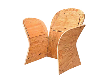 Best Selling Furniture Chair Curved Wood Plywood Design Furniture Frames