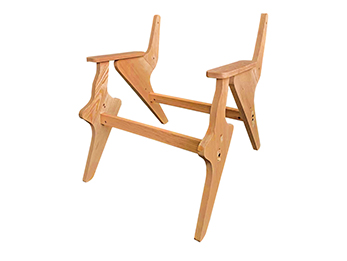 Modern Bentwood Lounge Chair with Flexible Plywood Frame - Durable Furniture for Home & Outdoor Use