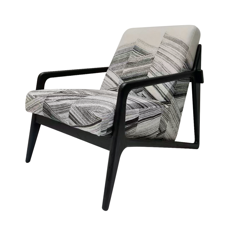 Leisure Sofa Chair-Curved Plywood Structure, Versatile for Hospitality Use