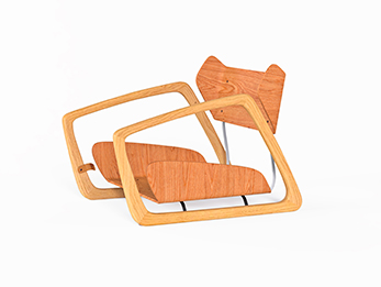 Hotel & Villa Outdoor/Indoor Lounge Chair -Bentwood Plywood Resort Furniture, Modern Pool Chair & Sofa Chair