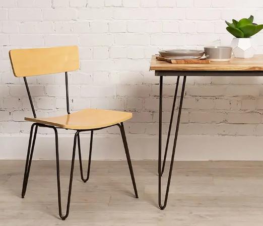 dining chair plywood frame-Industrial-Modern Plywood and Metal Hybrid Chairs.jpg